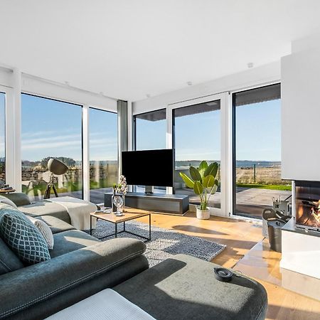 Neu Villa King Erste Lage, Dachterrasse, Meerblick, Carport, Kamin, Sauna, Terrasse, Aussenrolllaeden Olpenitz Buitenkant foto