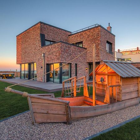 Neu Villa King Erste Lage, Dachterrasse, Meerblick, Carport, Kamin, Sauna, Terrasse, Aussenrolllaeden Olpenitz Buitenkant foto