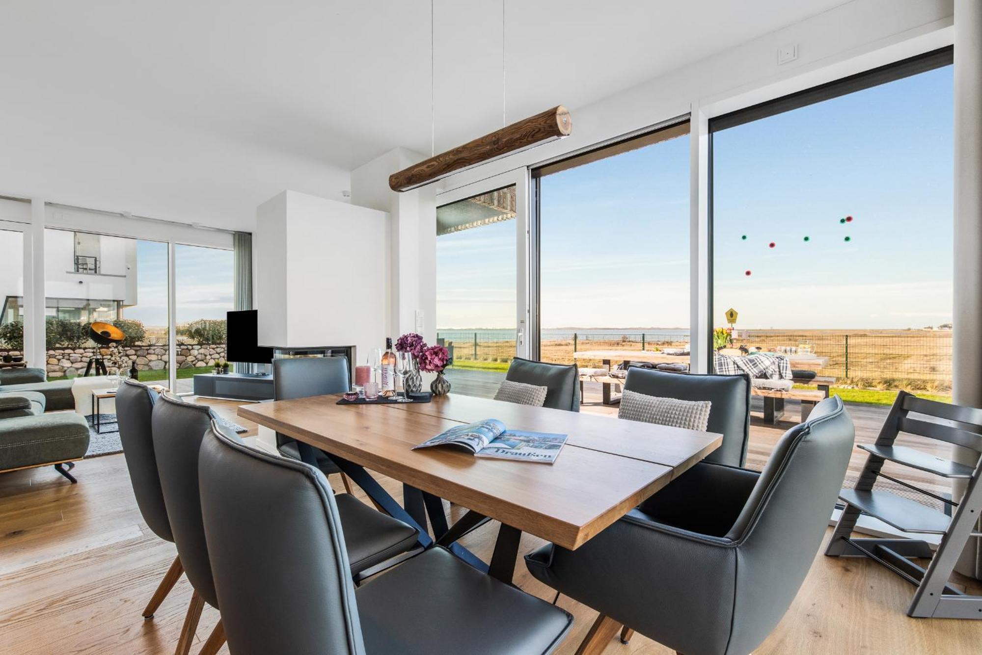 Neu Villa King Erste Lage, Dachterrasse, Meerblick, Carport, Kamin, Sauna, Terrasse, Aussenrolllaeden Olpenitz Buitenkant foto