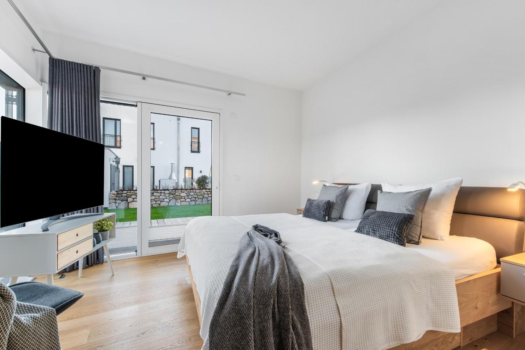 Neu Villa King Erste Lage, Dachterrasse, Meerblick, Carport, Kamin, Sauna, Terrasse, Aussenrolllaeden Olpenitz Buitenkant foto