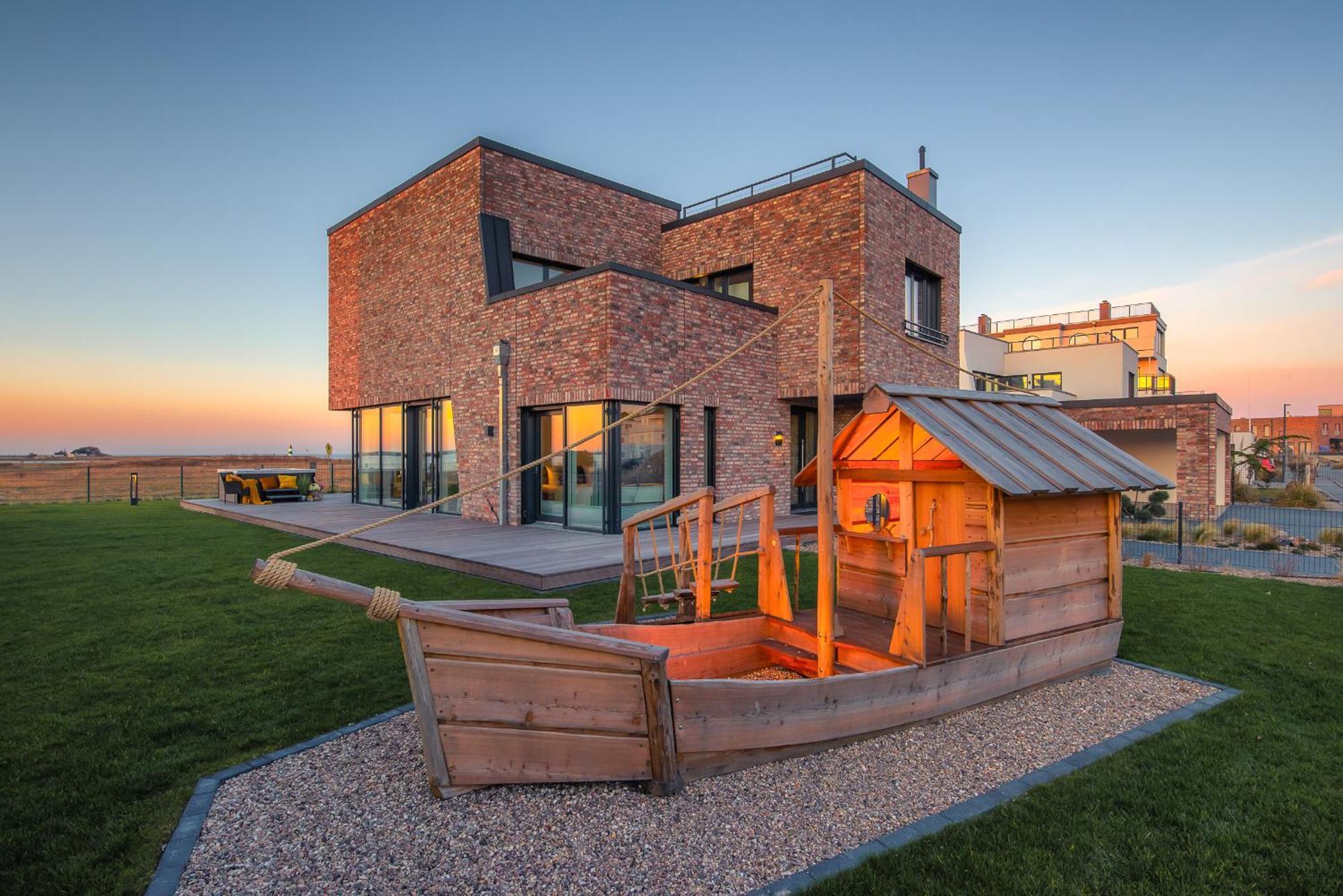 Neu Villa King Erste Lage, Dachterrasse, Meerblick, Carport, Kamin, Sauna, Terrasse, Aussenrolllaeden Olpenitz Buitenkant foto
