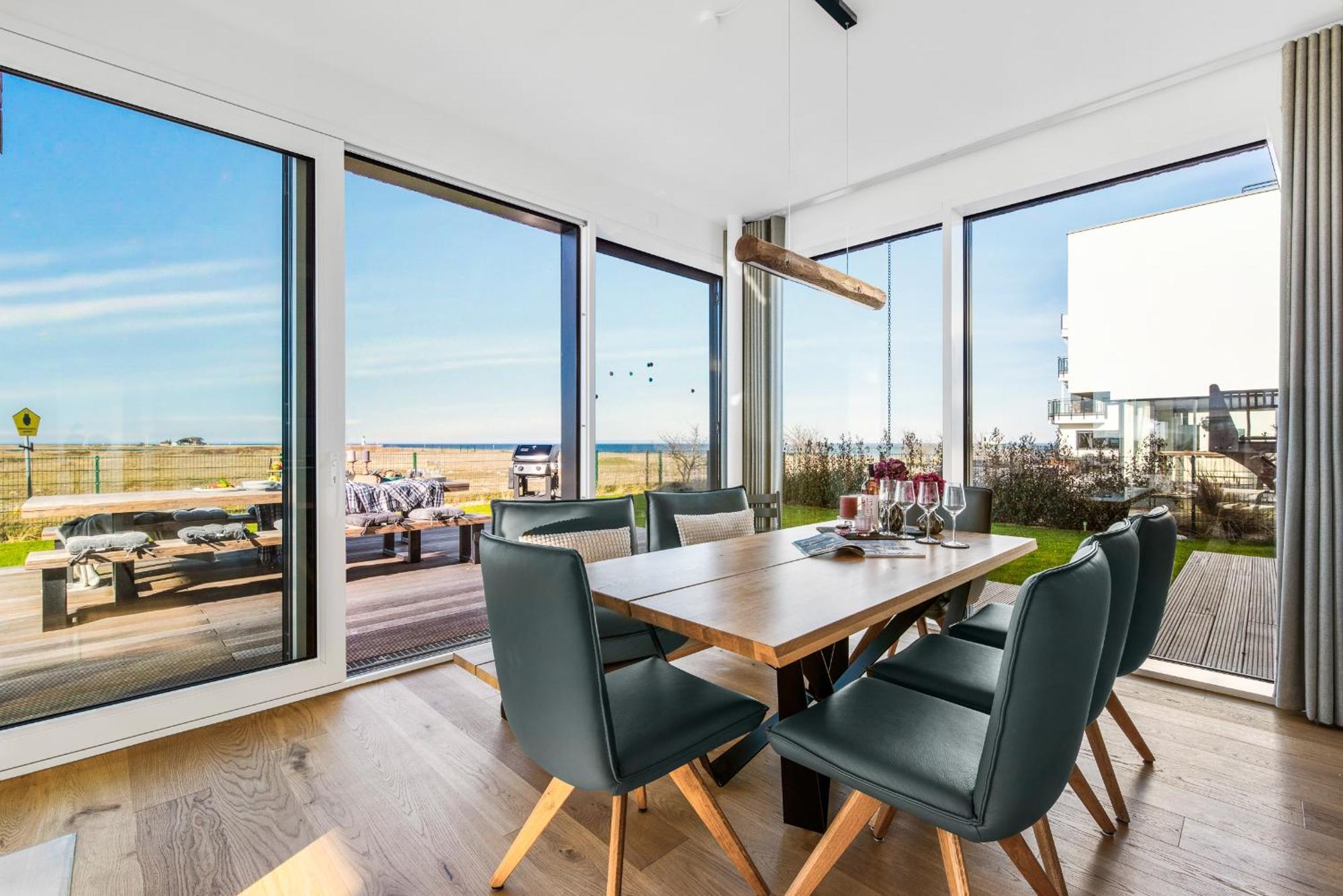 Neu Villa King Erste Lage, Dachterrasse, Meerblick, Carport, Kamin, Sauna, Terrasse, Aussenrolllaeden Olpenitz Buitenkant foto