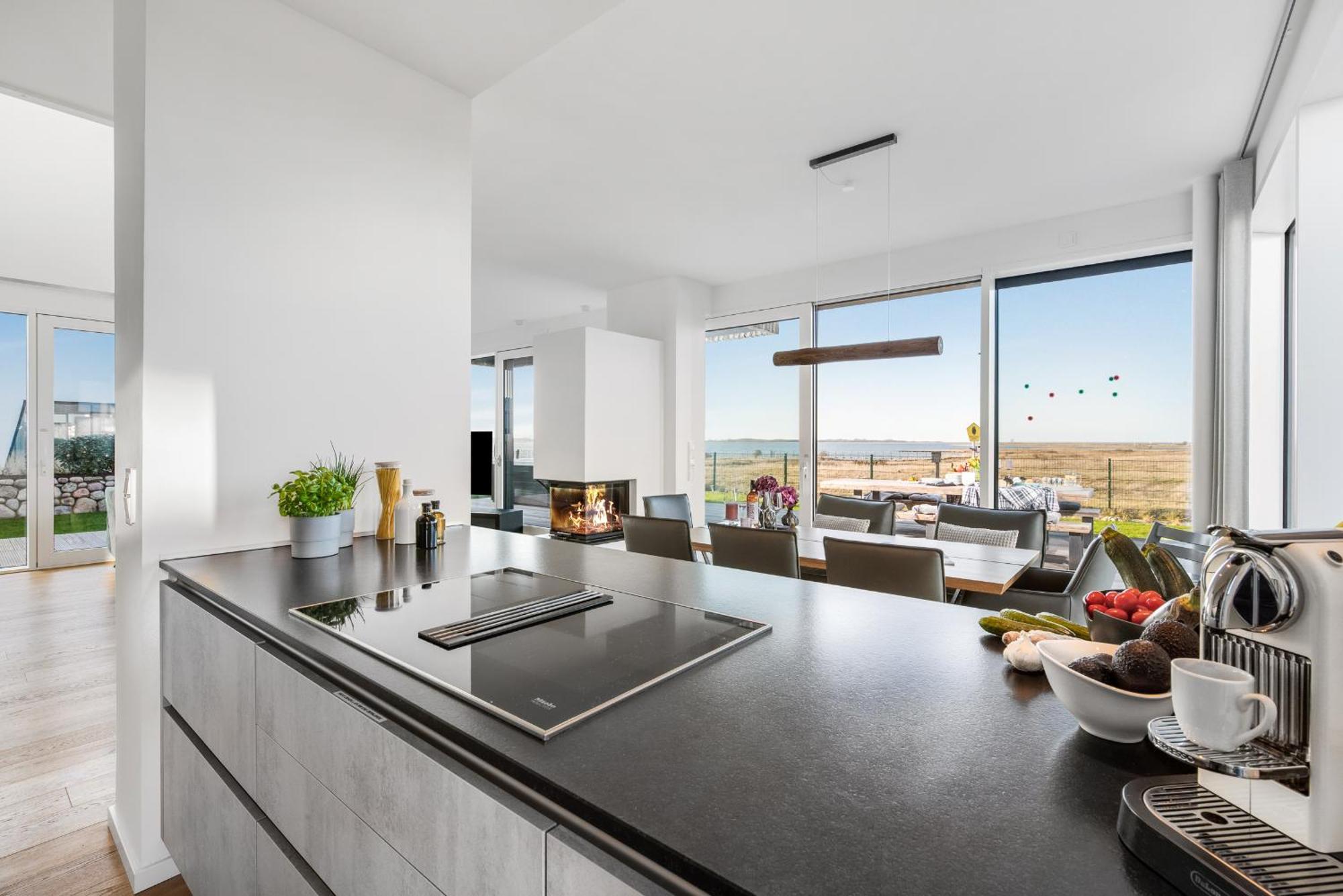 Neu Villa King Erste Lage, Dachterrasse, Meerblick, Carport, Kamin, Sauna, Terrasse, Aussenrolllaeden Olpenitz Buitenkant foto
