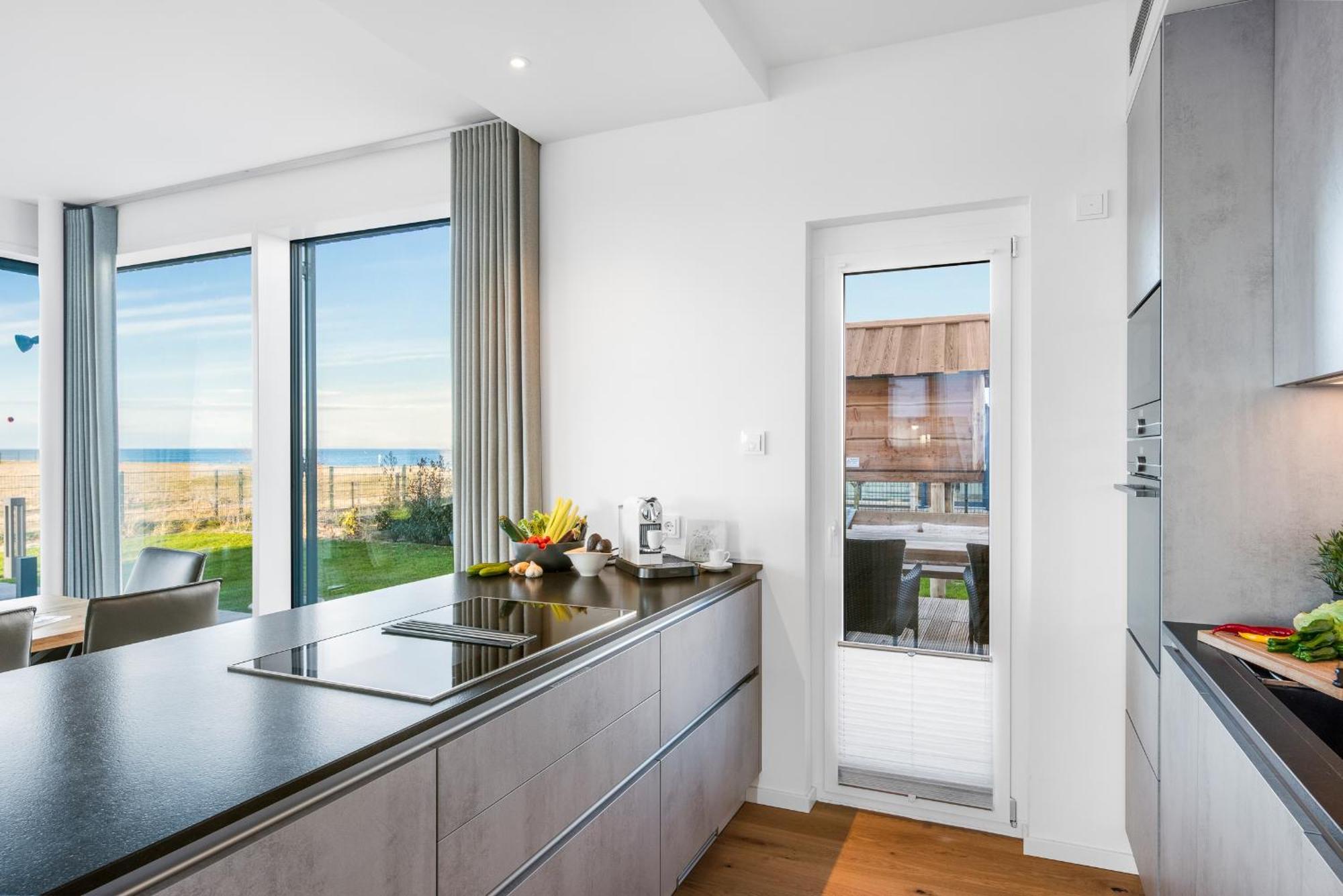 Neu Villa King Erste Lage, Dachterrasse, Meerblick, Carport, Kamin, Sauna, Terrasse, Aussenrolllaeden Olpenitz Buitenkant foto